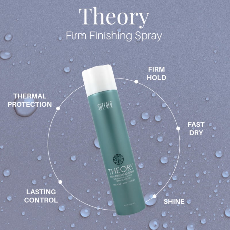 SURFACE Hair Theory Firm Finishing Spray, Strong Hold Styling Hairspray - All Day and Night Lasting Control,10 oz (Packaging may vary) - Image 3